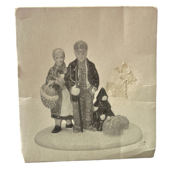 Dept 56 Original Snow Village Country Harvest 5415-1 Fall Pumpkins 1991 Retired - Picture 8 of 9